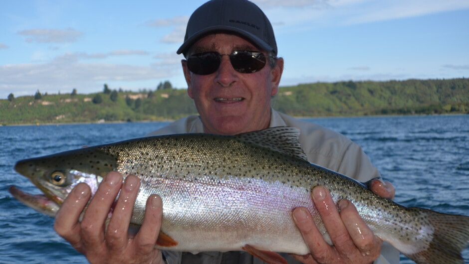 Nick with a good Taupo Brown Trout