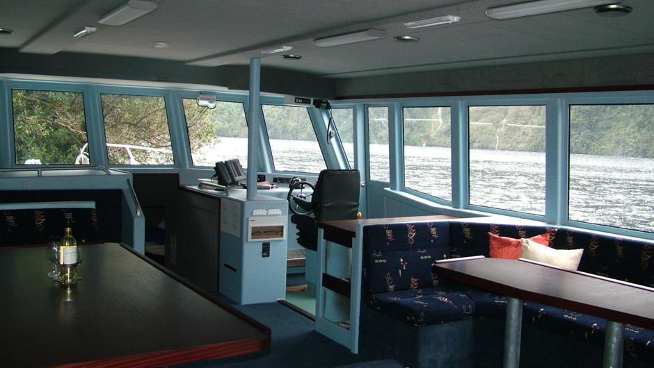 Inside SEAFINN - upper deck.