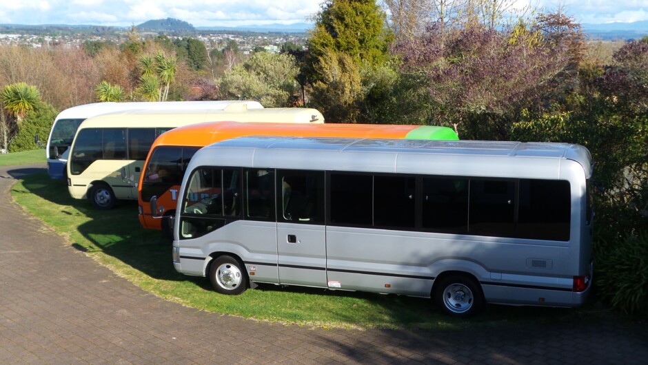 We have a modern fleet of small coaches