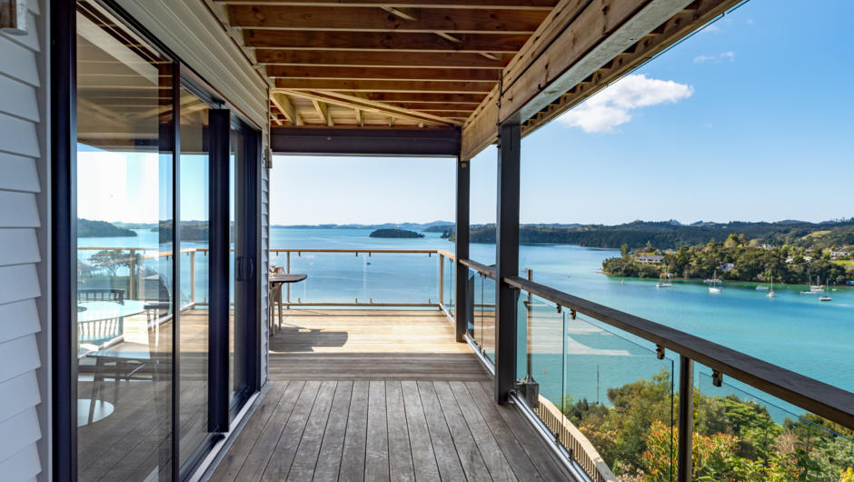 Expansive ocean and harbor views from your private deck