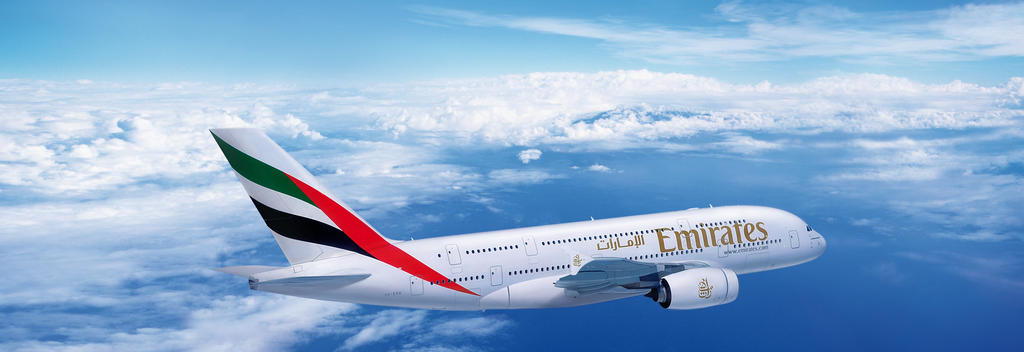 Mit Emirates geht es im A380 nach Neuseeland.