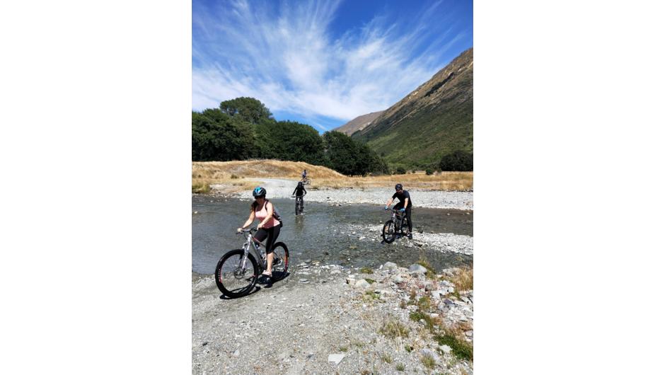 Mountain biking in pristine South Island valleys for all abilities.