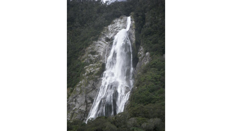 One of many waterfalls on the South Island