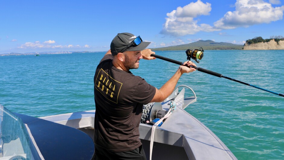 Perfect area in the bow for casting surface lures