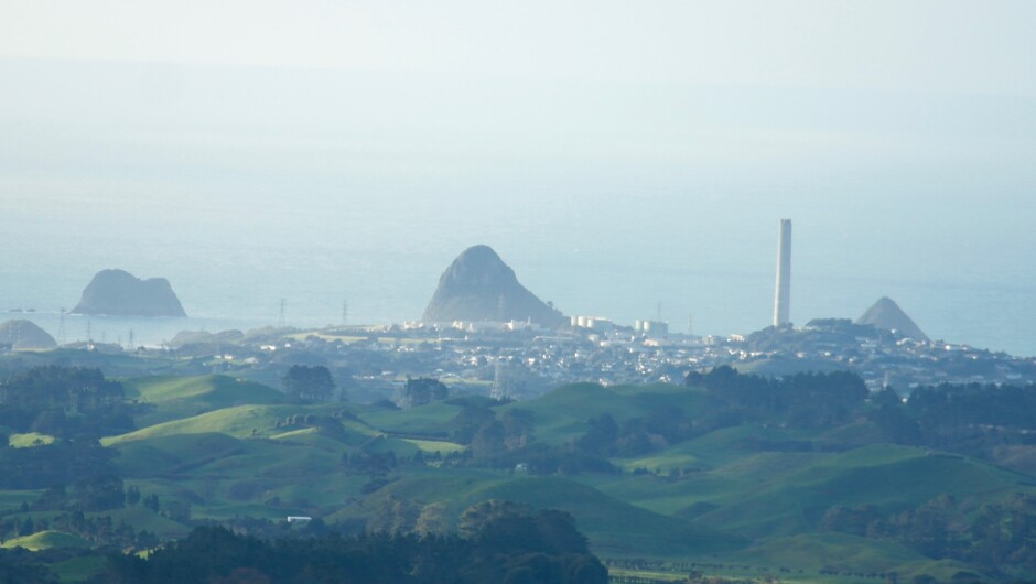 View of New Plymouth from Kereru Rest