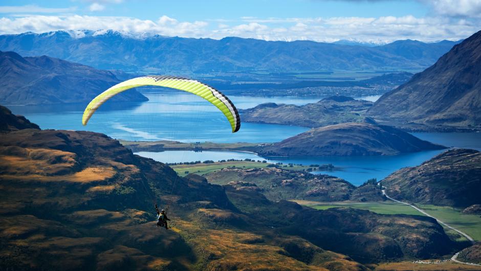 Tandem Paragliding in Wanaka, New Zealand