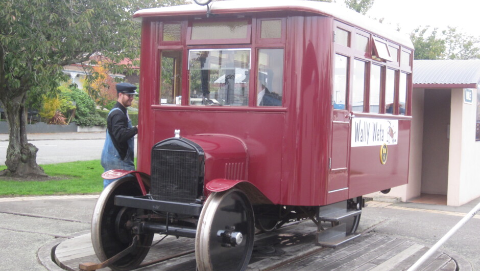 Model T Ford Railcar replica built from the original plans circa 1925