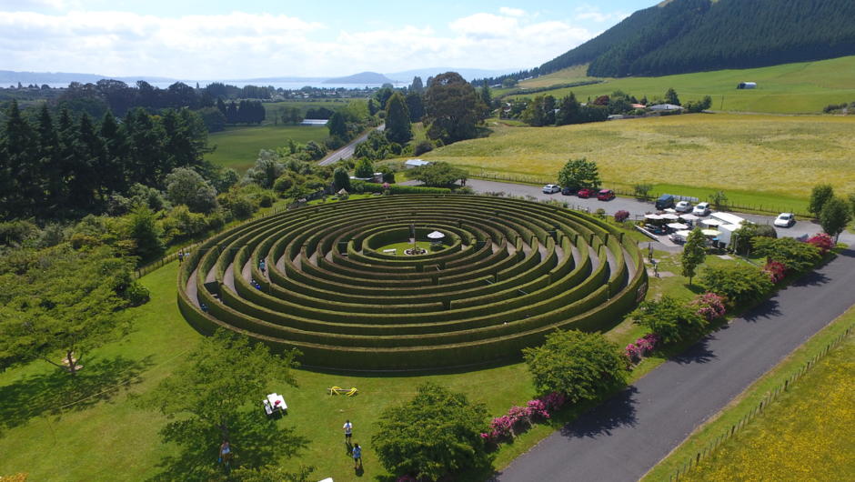 Possibly the best hedge maze in the world