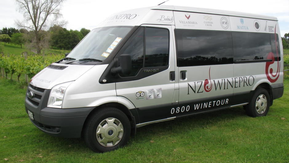NZWINEPRO Ford Transit 11 seat minibus