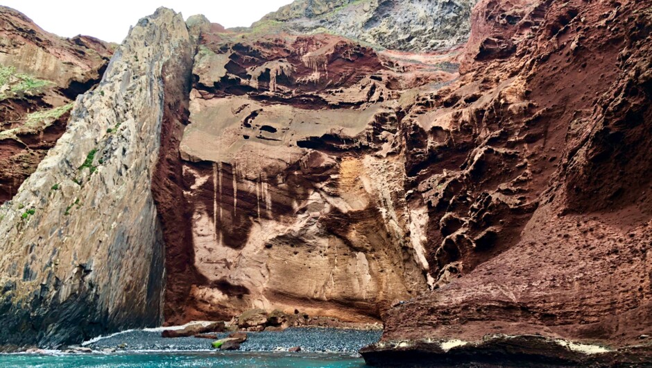 Volcanic cliffs