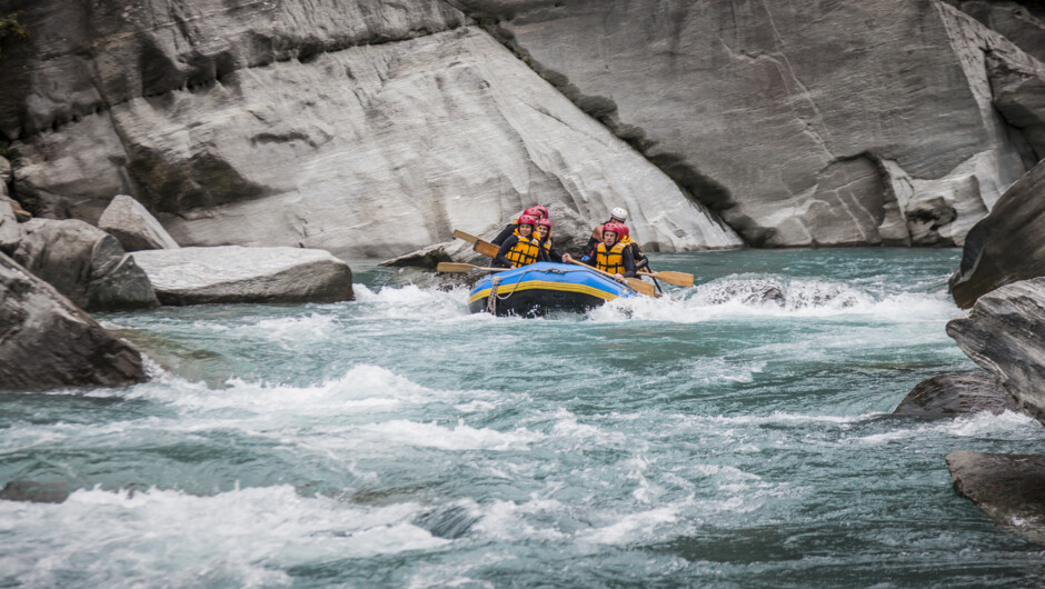 Rafting on the Shotover River