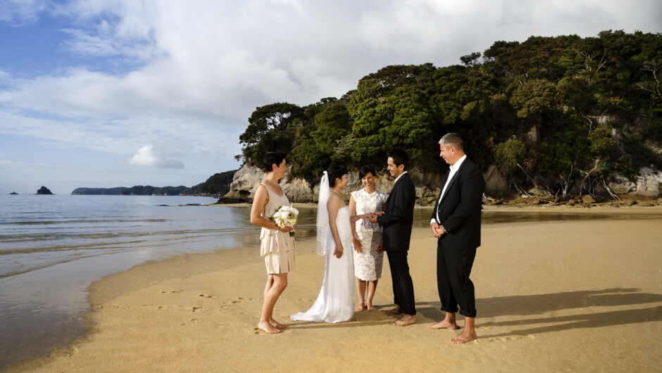 New Zealand Wedding Packages Abel Tasman National Park wedding