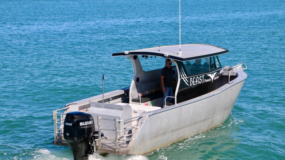 Huge fishing cockpit