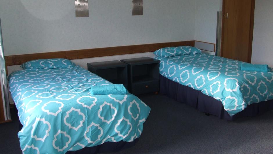 14 single beds iin shared rooms of 2 - 4 people