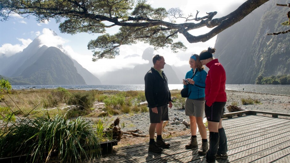 There is plenty to see at Milford Sound, especially with our knowledgeable guides