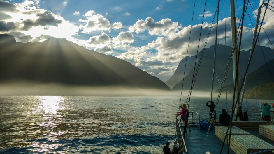 Sunrise on Milford Sound