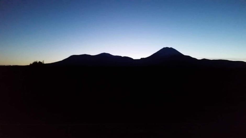 Tongariro National Park transfer at 5am