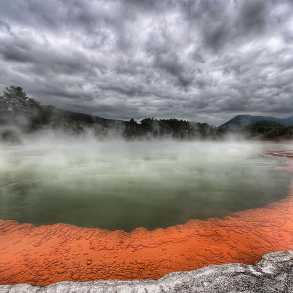 Wai-o-tapu Geothermal Volcanic Wonderland near Rotorua
