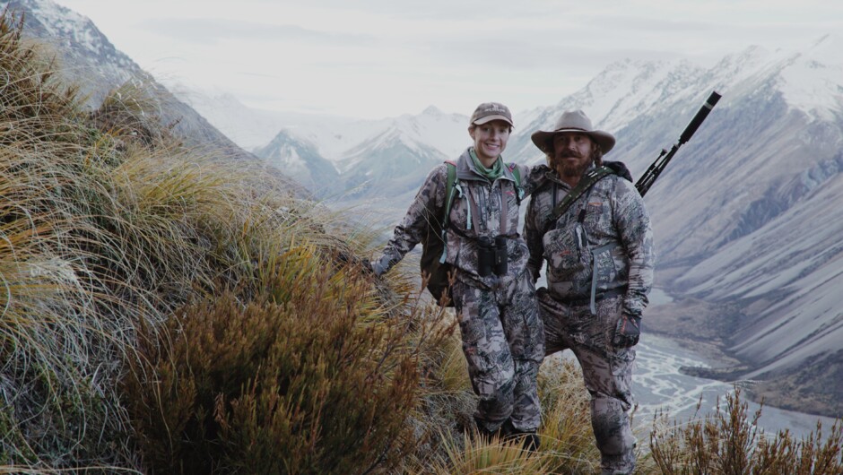 Scenery in New Zealand, all this on our huge private high country Stations.