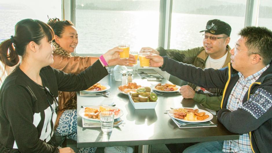Breakfast - Lunch or Dinner cruise options