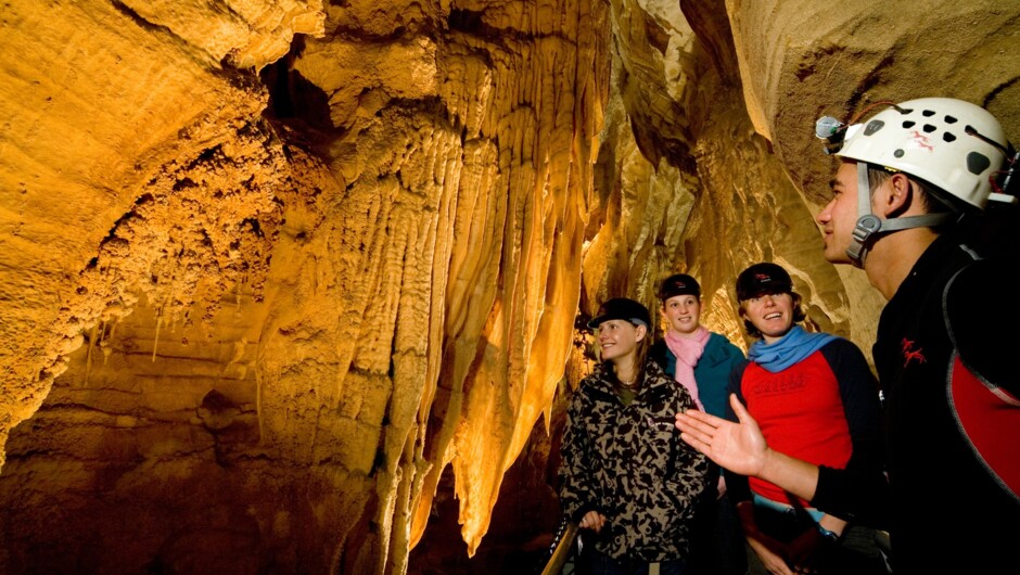 Caving in Waitomo