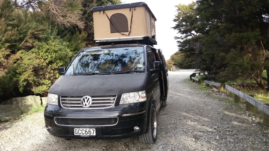 VW T5 Business at Haast South Island NZ