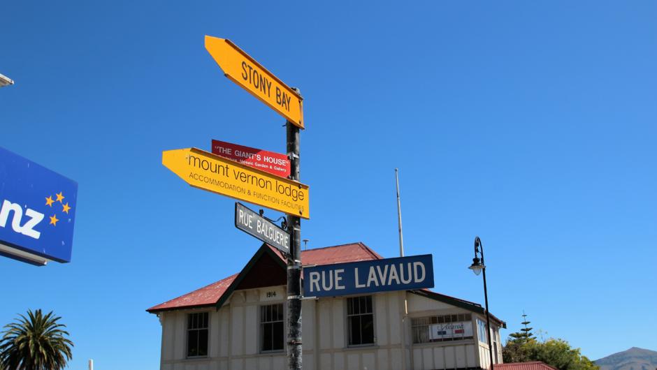 Some of Akaroa's French heritage