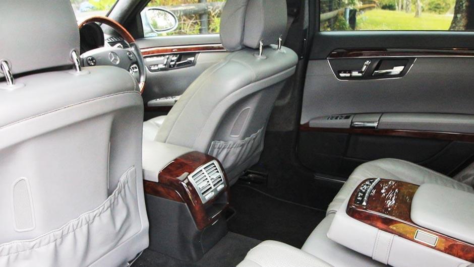 Our S600 features rear reclining, massaging, heated and cooled seats.