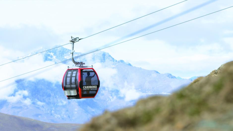 Gondola ride after scenic drive from Queenstown