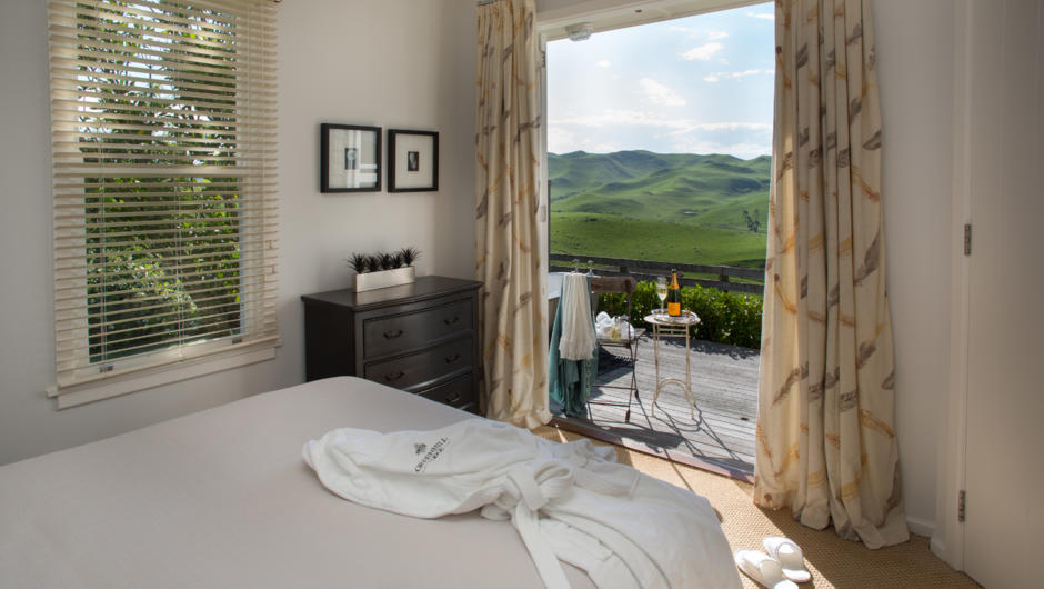 Enjoy garden and countryside views from your suite