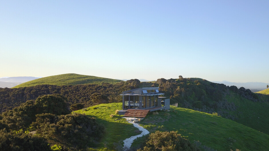 Atatū PurePod, perched up high with stunning views in every direction