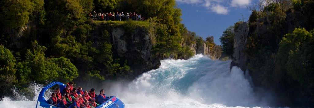 Huka Falls by jet boat