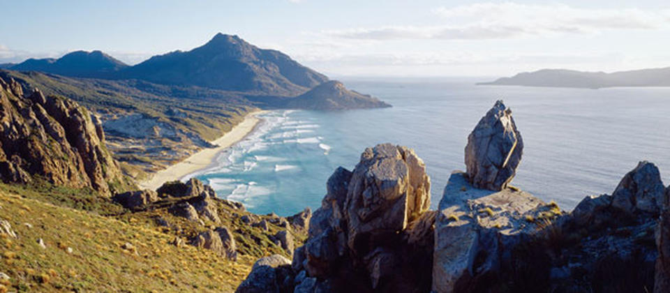 Far in New Zealand&#039;s south, Stewart Island offers an isolated coastal beauty.