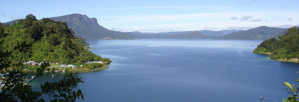 View over Lake Waikaremoana