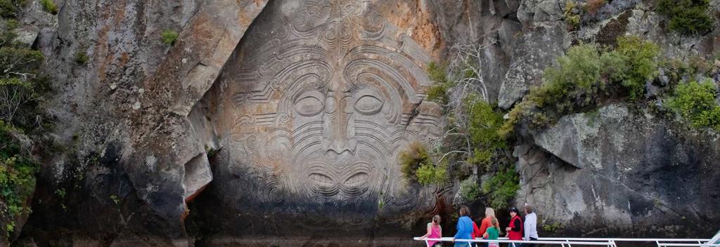 Maori Rock Carvings Lake Taupo