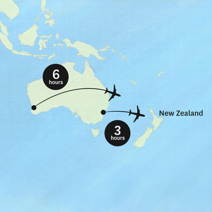 Australia flight times