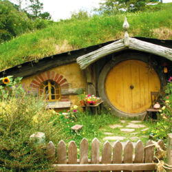 The Hobbiton™ Movie Set near Matamata in the North Island of New Zealand.