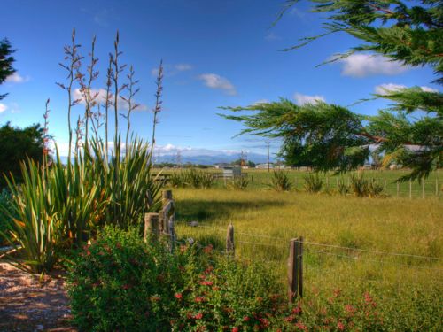 Blick auf die ländliche Umgebung.