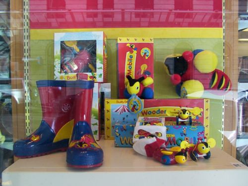 Buzzy bees and gumboots - two classic Kiwiana icons.