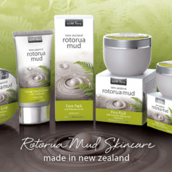 The geothermal mud used in Wild Ferns&#039; Rotorua Mud range helps heal, soothe and protect the skin.