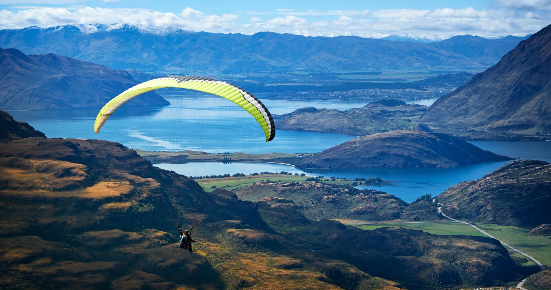 Wanaka Paragliding Activity in Wānaka, New Zealand