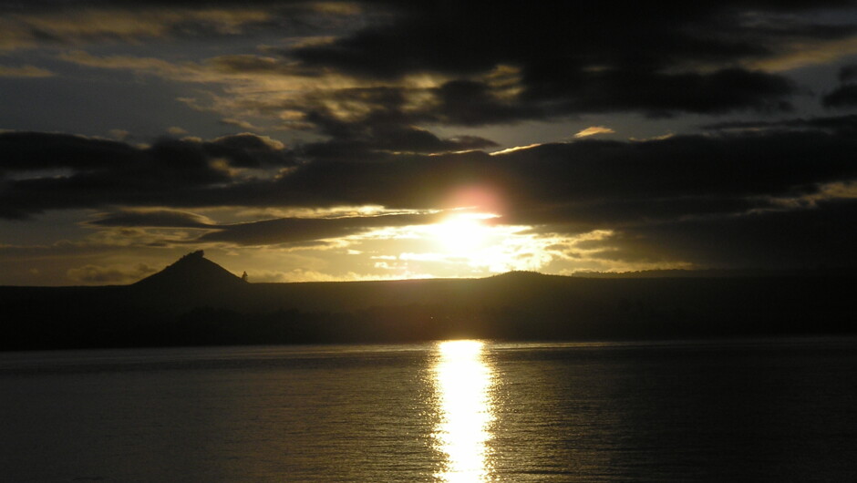 Sunrise over Lake Taupō