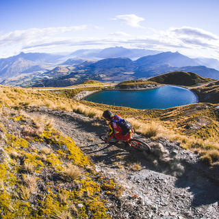Featuring tracks such as Rude Rock, Coronet Peak is fast becoming one of the central hubs for Queenstown mountain biking.