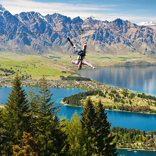 Zip lining in Queenstown offers adventurous fun for the whole family