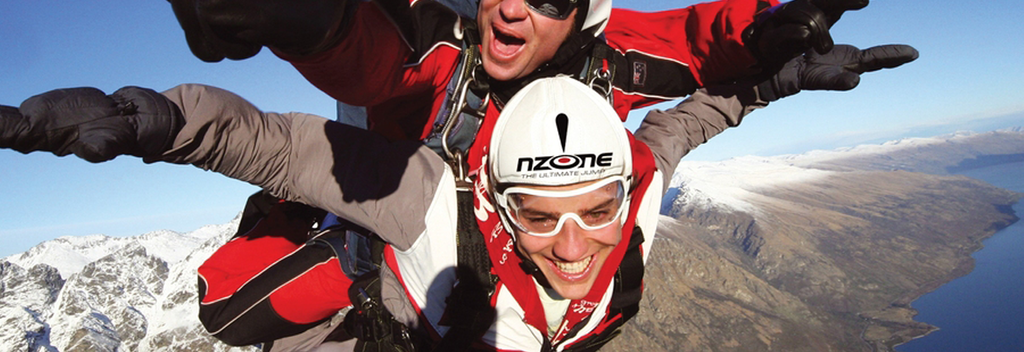 Skydiving over Queenstown will leave you grinning from ear-to-ear.