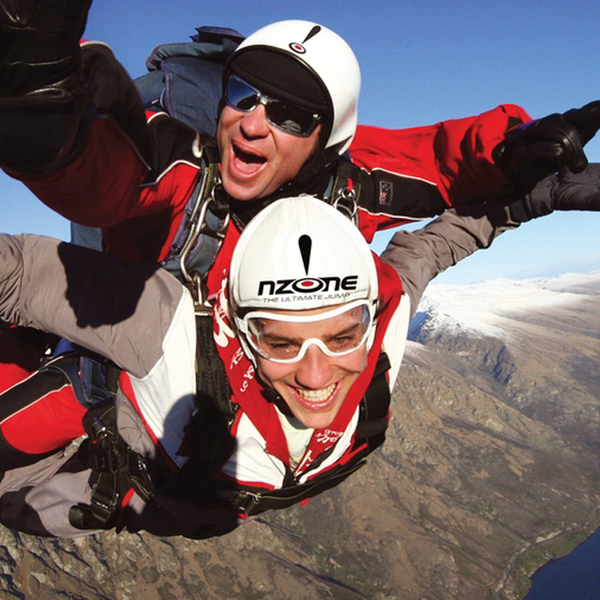 Skydiving over Queenstown will leave you grinning from ear-to-ear.