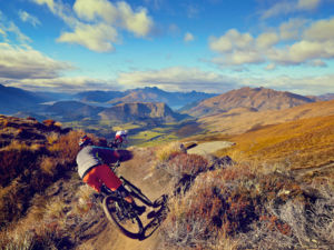 This is a mostly downhill single mountain biking trail leading to the bottom of Skippers Canyon - epic in view and experience!