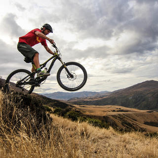 A private bike park riddled with more than 40km of pro-built trails, many of which take you high with amazing valley views.