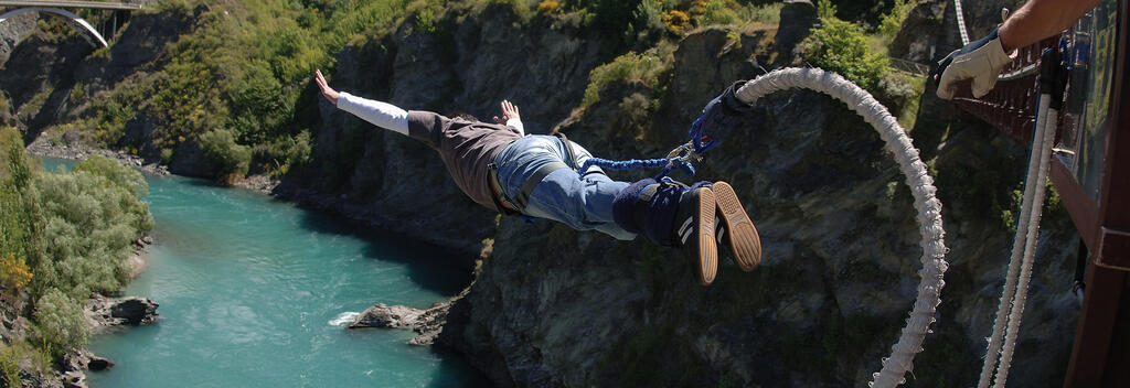 Get your adrenaline pumping on the Kawerau Bungy in Queenstown.