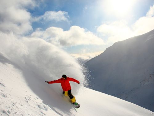 Tiefschneefahren in den Remarkables